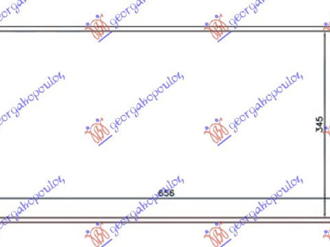 RADIATOR INTERCOOLER 2.0 TDi (656x345x30) - DAEWOO - CHEVROLET CHEVROLET EPICA 07-, DAEWOO - CHEVROLET, CHEVROLET EPICA 07-, PEUGEOT, PEUGEOT EXPERT 07-16, Partea frontala, Radiator Intercooler, 039506200