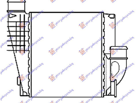 Radiator intercooler benzina/motorina CITROEN C4 SPACETOURER 19- CITROEN C4 20- CITROEN C4 PICASSO 14-17