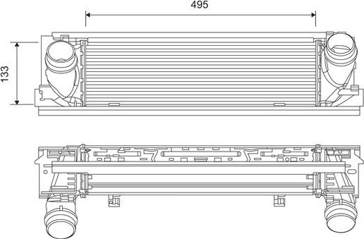 Radiator intercooler BMW 4 Gran Coupe F36 VALEO 818261