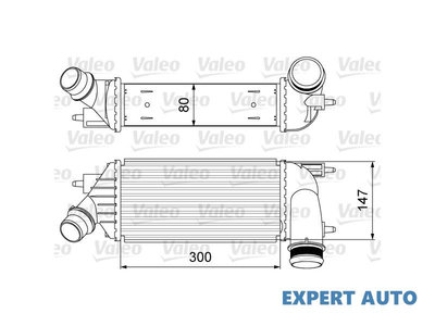 Radiator intercooler Fiat SCUDO (272, 270_) 2007-2