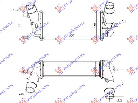 Radiator intercooler FORD FIESTA 17- FORD ECOSPORT 17- cod 2163154