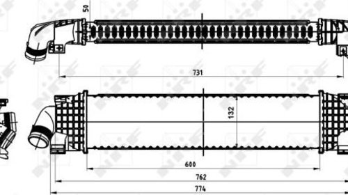 Radiator intercooler FORD FOCUS II DA NR