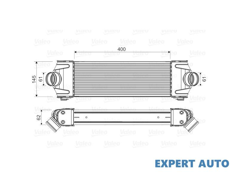 Radiator intercooler Ford TRANSIT Van (FA_ _) 2000-2006 #8 07053016