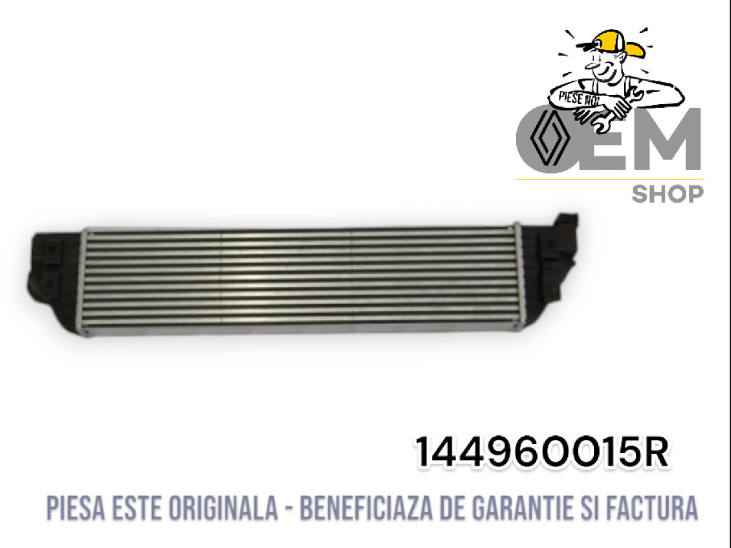 Radiator intercooler master, produs nou original, Renault, cod piesa 144960015R