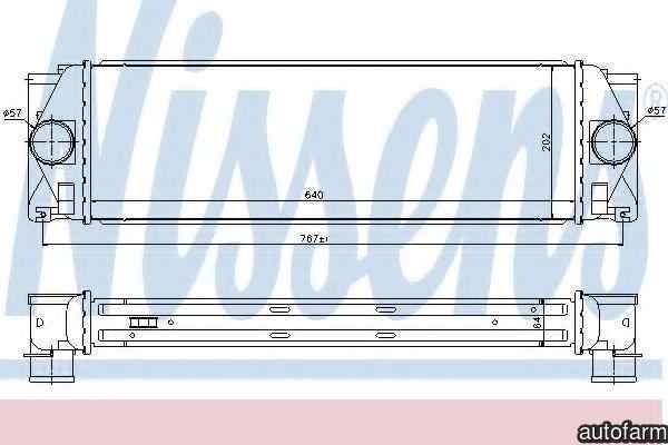 Radiator intercooler MERCEDES-BENZ SPRINTER 3-t pl