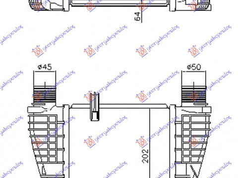 Radiator intercooler motorina NISSAN NOTE 06-13 NISSAN NV 200/EVALIA 09- Cod 144619U21A , 14461-JX51A