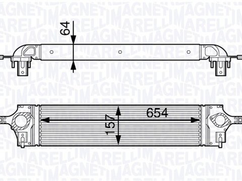 Radiator intercooler NISSAN QASHQAI - nou