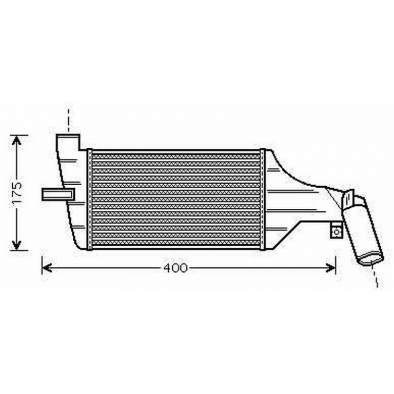 Radiator intercooler OPEL ASTRA G 2004-> pentru