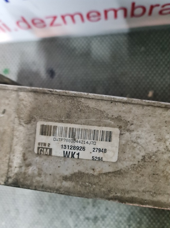 Radiator intercooler Opel Astra H, 1.7 cdti, 80 cp, 2006, cod 13128926
