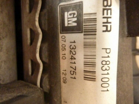 Radiator intercooler Opel Insignia 13241751