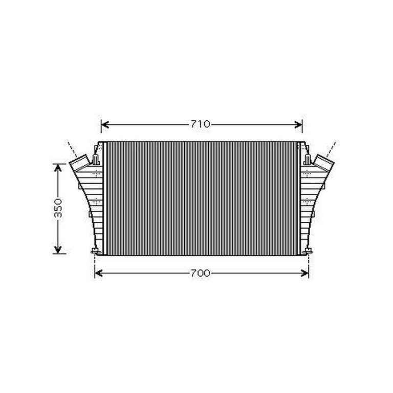 Radiator intercooler OPEL VECTRA B 1995->2003 p