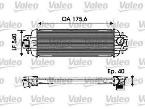 Radiator intercooler OPEL VIVARO caroserie F7 VALEO 817636