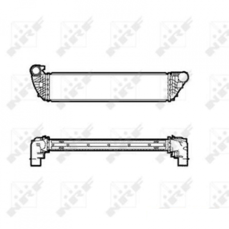 Radiator intercooler Renault ESPACE Mk IV (JK0/1) 2002-2016, Renault Laguna II (BG0/1) 2001-2016, Renault Laguna II Sport Tourer (KG0/1) 2001-2016