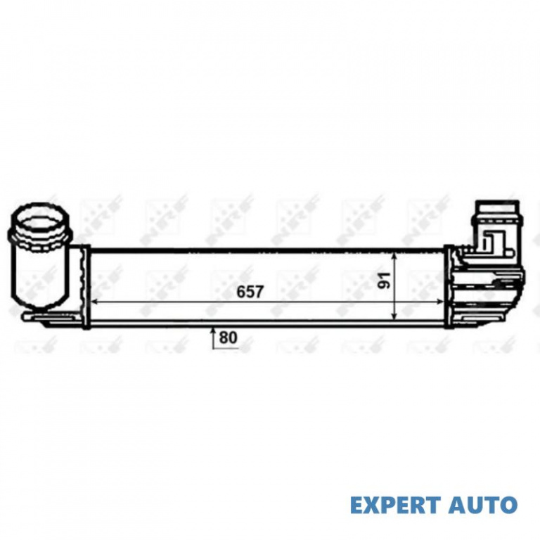 Radiator intercooler Renault GRAND SCENIC III (JZ0/1_) 2009-2016 #2 144960006R