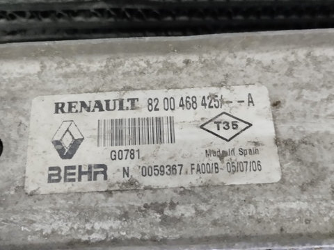 RADIATOR INTERCOOLER RENAULT MEGANE 2 COD 8200468425