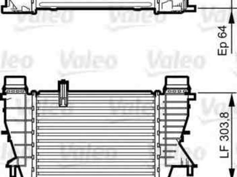 Radiator intercooler RENAULT MODUS / GRAND MODUS F/JP0 VALEO 818251