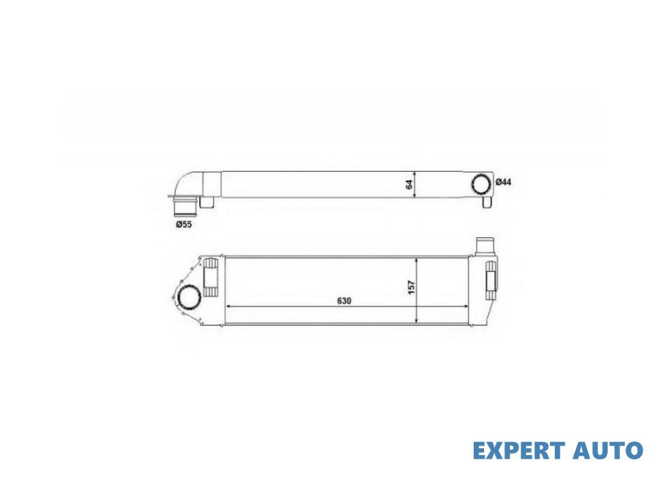 Radiator intercooler Renault SCENIC II (JM0/1_) 2003-2016 #2 187029N