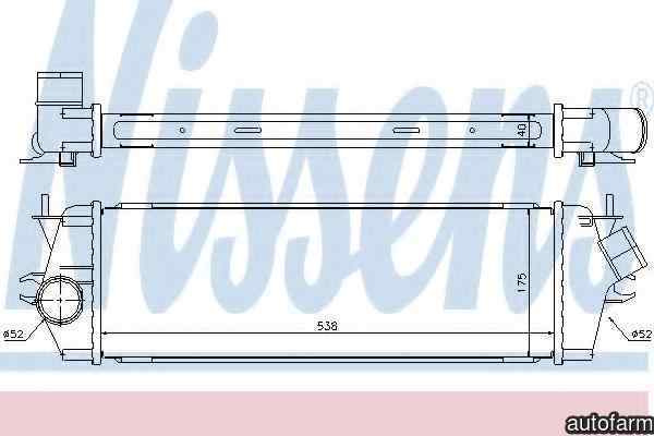 Radiator intercooler RENAULT TRAFIC II platou / sasiu EL NISSENS 96583