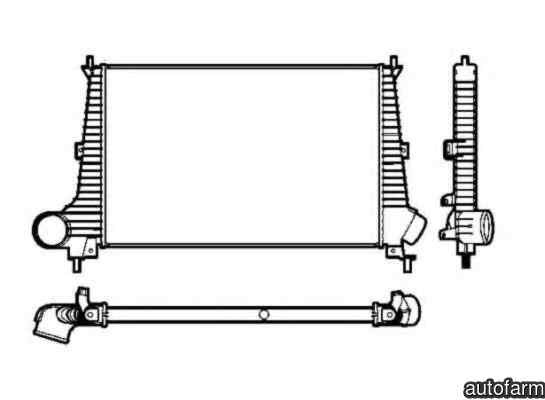 Radiator intercooler SAAB 9-5 YS3E NRF 30845