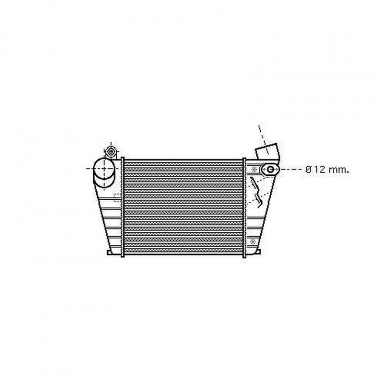 Radiator intercooler SEAT LEON 1999->2006 pentr