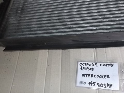 RADIATOR INTERCOOLER Skoda Octavia 2 facelift combi, 2009, 1.9 tdi BXE, culoare 9153