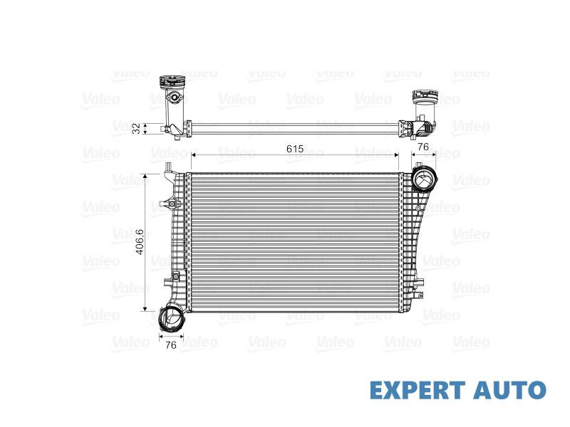Radiator intercooler Volkswagen VW GOLF V Variant (1K5) 2007-2009 #2 047017N
