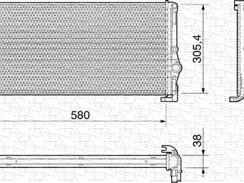 RADIATOR LANCIA YPSILON (843) 1.3 D Multijet - nou