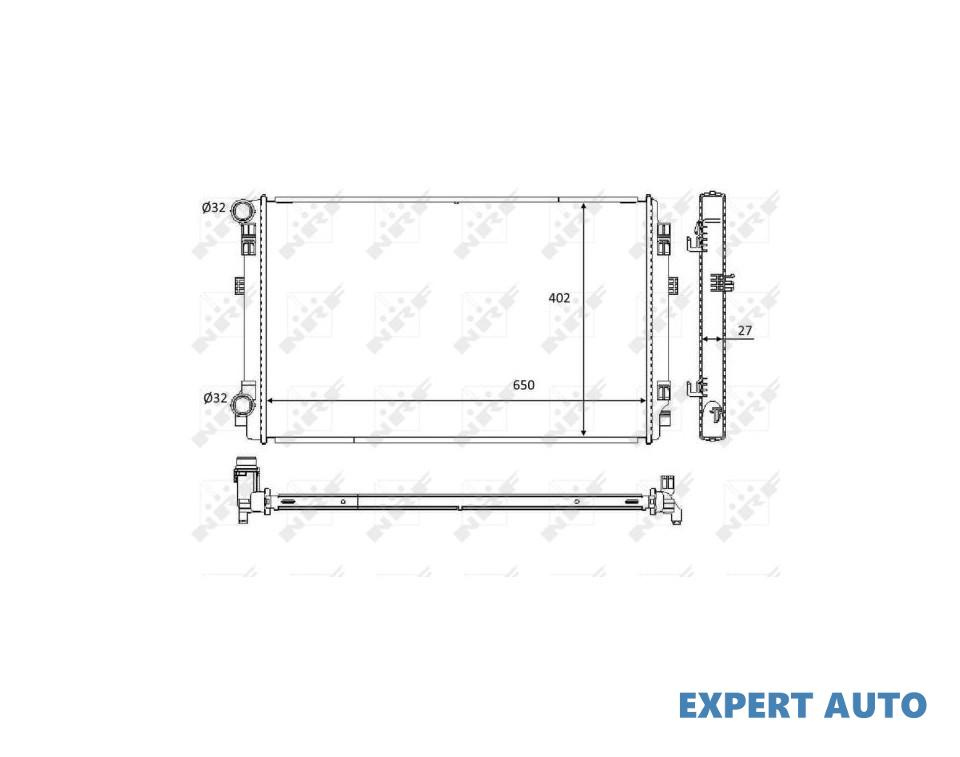 Radiator lichid racire Volkswagen VW GOLF VII (5G1, BE1) 2012-2016 #3 5Q0121251EM