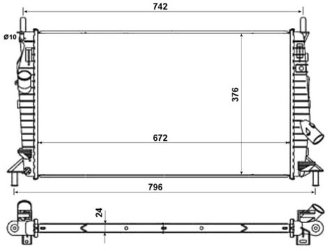 RADIATOR MAZDA 3 - produs nou