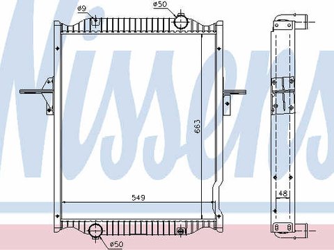 Radiator Midlum motor 4120 cmc - produs nou