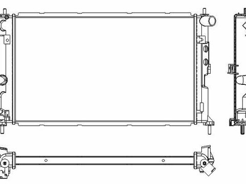 Radiator opel vectra b an fab 95-02 - produs nou