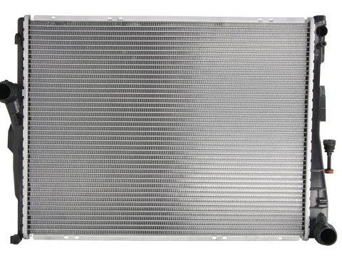 Radiator racire BMW Seria 3 E46, 01.1998-07.2006, motor 1.6, 1.8, 1.9, 2.0/2.0 R6, 2.2 R6, 2.5 R6, 2.8 R6, 3.0 R6, 3.2 R6 benzina, cutie manuala, cu/fara AC, 585x452x32 mm, aluminiu/plastic