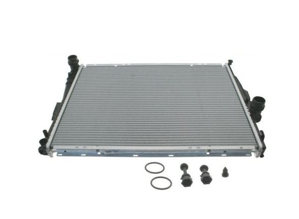 Radiator racire BMW Seria 3 E46, 02.1998-2006, 318i/Ci, motor 1.9, 87 kw, benzina, 318i/Ci M/A, cu/fara AC, conexiune Rapida inlet/outlet 580x442x27 mm, Koyo, aluminiu brazat/plastic