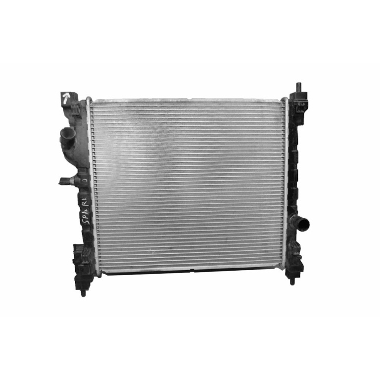 Radiator racire Chevrolet Spark (M300), 03.2010-2014, Motorizare 1, 0 50kw, 1, 2 60kw Benzina, tip climatizare cu AC, cutie M/A cu gaura termocupla, dimensiune 460x314x23mm, Cu lipire fagure prin brazare, Aftermarket