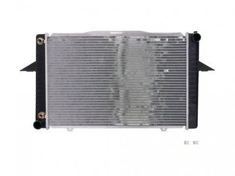 Radiator racire Chrysler 300c, 2004-2011, Dodge Charger, 2005-, Dodge Magnum, 2004-2010, Motorizare 2, 7 V6 132/142kw, 3, 5 V6 183/186kw Benzina, tip climatizare Cu/fara AC, cutie automata, diametru intrare/iesire 37/37mm, dimensiune 613x466x26mm, Cu