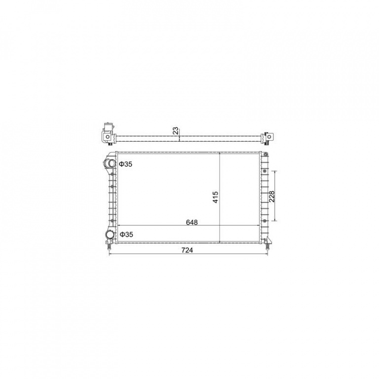 Radiator racire FIAT DOBLO 2001-2023
