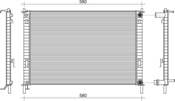 Radiator racire Ford Fiesta 2002-2008