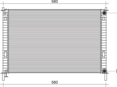 Radiator racire Ford Fiesta 2002-2008