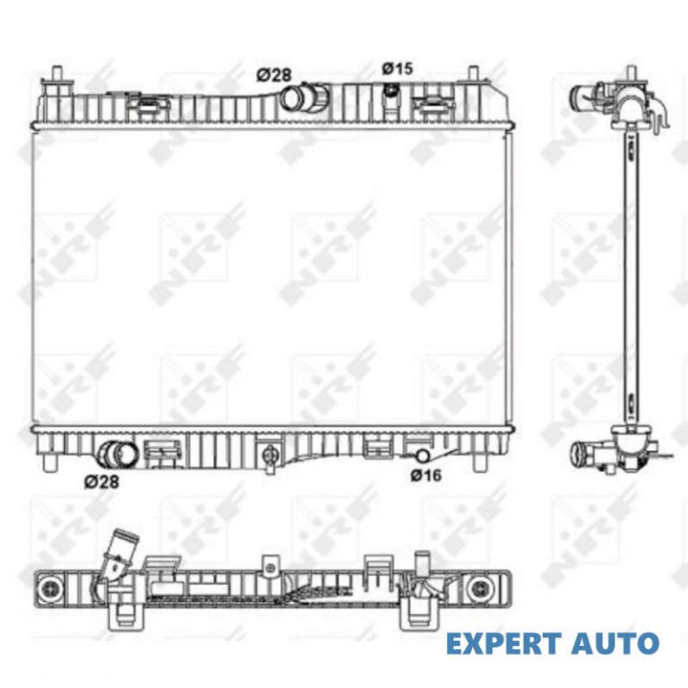 Radiator racire Ford FIESTA VI 2008-2016 #2 110154