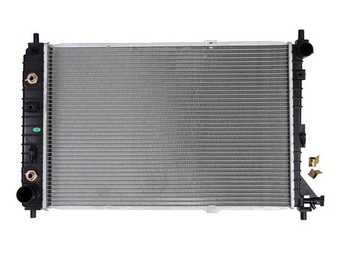 Radiator racire Ford Mustang Cobra, 01.1996-2004, motor 4.6 V8, 227/239 kw, benzina, cutie manuala/automata, cu/fara AC, 633x428x26 mm, aluminiu brazat/plastic,