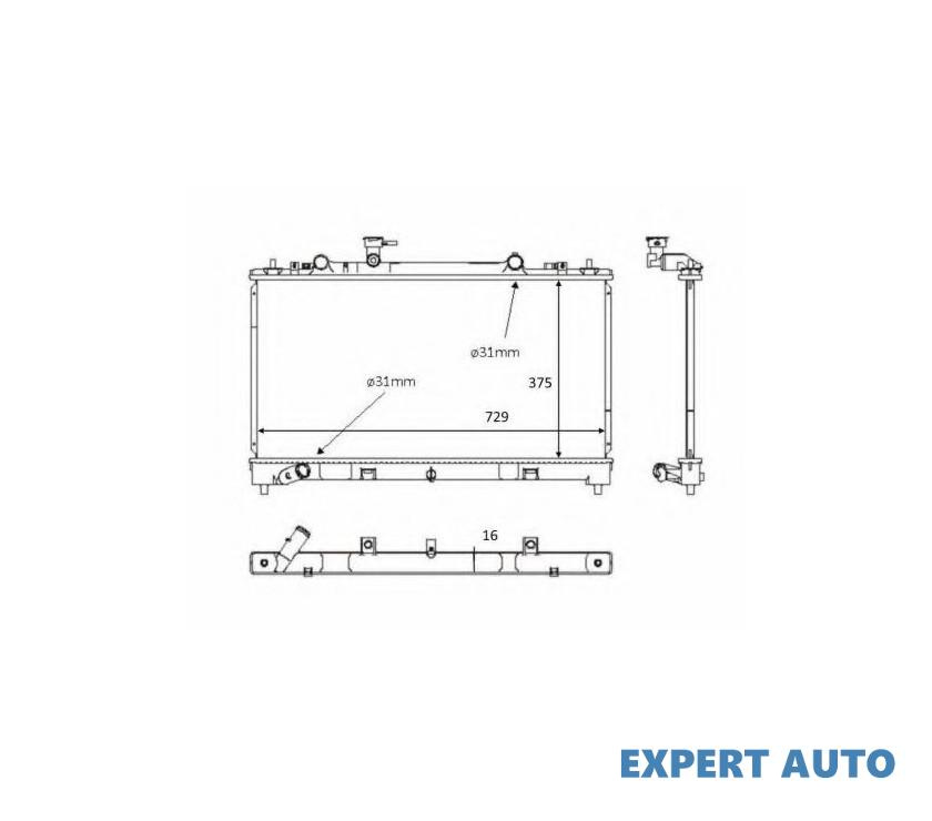 Radiator racire Mazda 6 Sport (GH) 2007-2016 #3 01