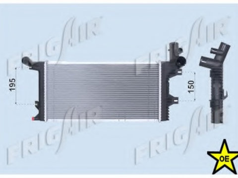 Radiator racire motor 0206 3007 FRIGAIR pentru Mercedes-benz Atego