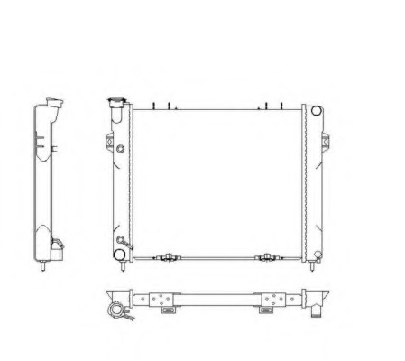 Radiator racire motor # 50201 # NRF