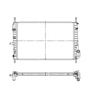 Radiator racire motor 509641 NRF pentru Ford Mondeo