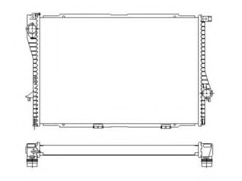 Radiator racire motor 55322 NRF pentru Bmw Z1 Bmw Seria 7 Bmw Seria 5 Bmw Z8