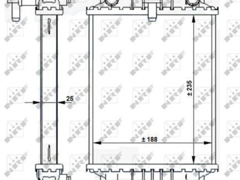 Radiator racire motor 59183 NRF pentru Audi A8 Audi A5 Audi A4 Audi Q5