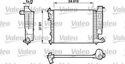 Radiator racire motor 732535 VALEO pentru CitroEn 