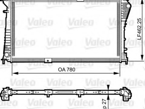 Radiator racire motor 734931 VALEO pentru Renault Trafic Opel Vivaro