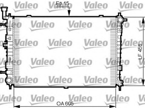 Radiator racire motor 735516 VALEO pentru Hyundai Avante Hyundai Elantra Hyundai I30