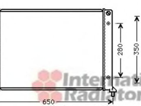 Radiator, racire motor ALFA ROMEO 147 (937) (2000 - 2010) VAN WEZEL 01002078 piesa NOUA